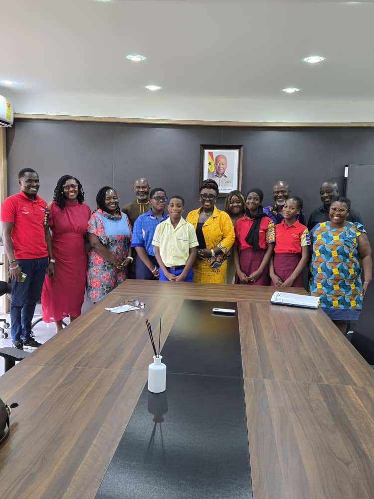 Kids in Tourism Pays Courtesy Call on Hon. Abla Dzifa Gomashie