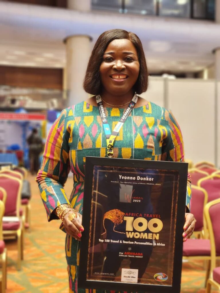 TOUGHA President Yvonne Donkor Honoured Among Africa’s Top 100 Women in Travel