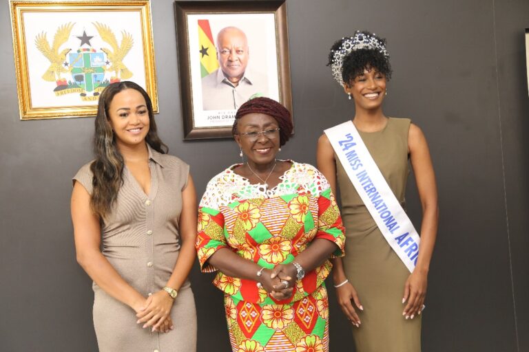 Miss International Africa Strengthens Cultural Ties with Ghana in Courtesy Visit to Tourism Minister