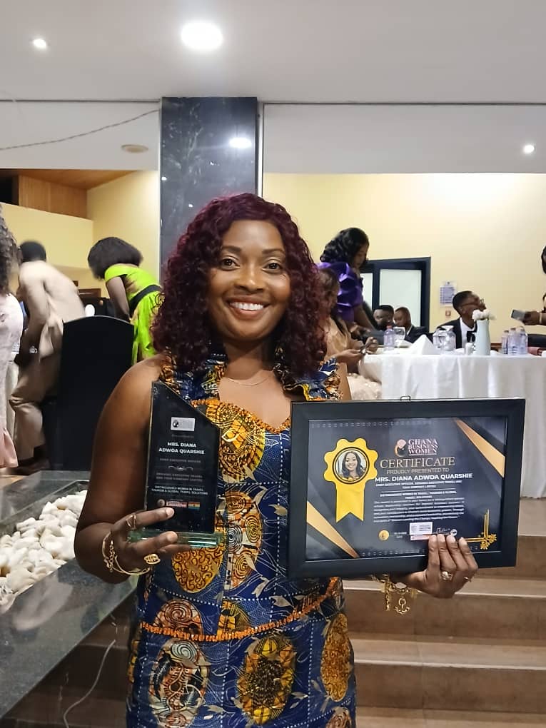 Deradec Executive Travel CEO Diana Quarshie Clinches Triple Honours in 2025