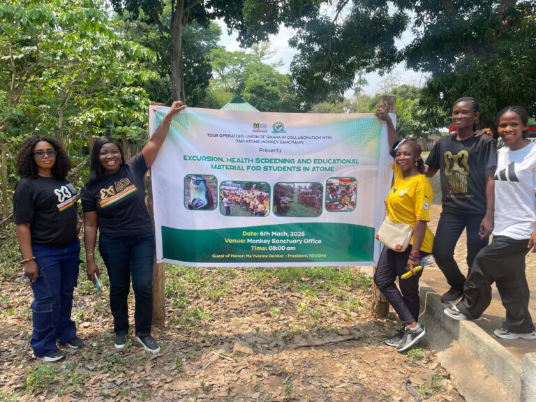 TOUGHA Marks Ghana’s Independence Day with Community Outreach at Tafi Atome Monkey Sanctuary